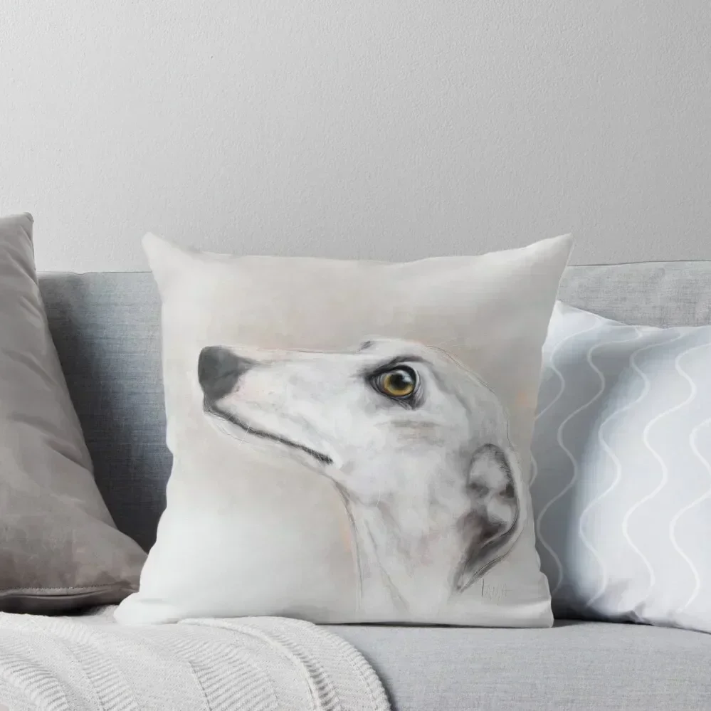 

J adore - white Greyhound - Galgo Throw Pillow Pillow Covers Decorative Christmas Pillowcase Decorative Cushion Cover pillow