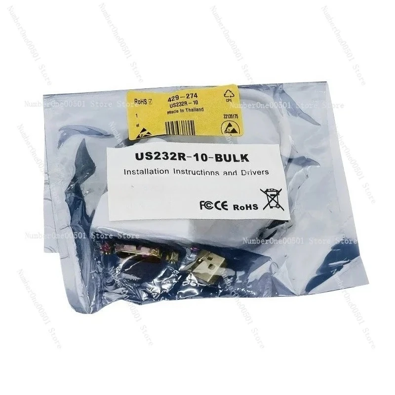 

US232R-10-BULK Premium USB to RS232 Serial Converter Cable Industrial Grade FTDI Chipset