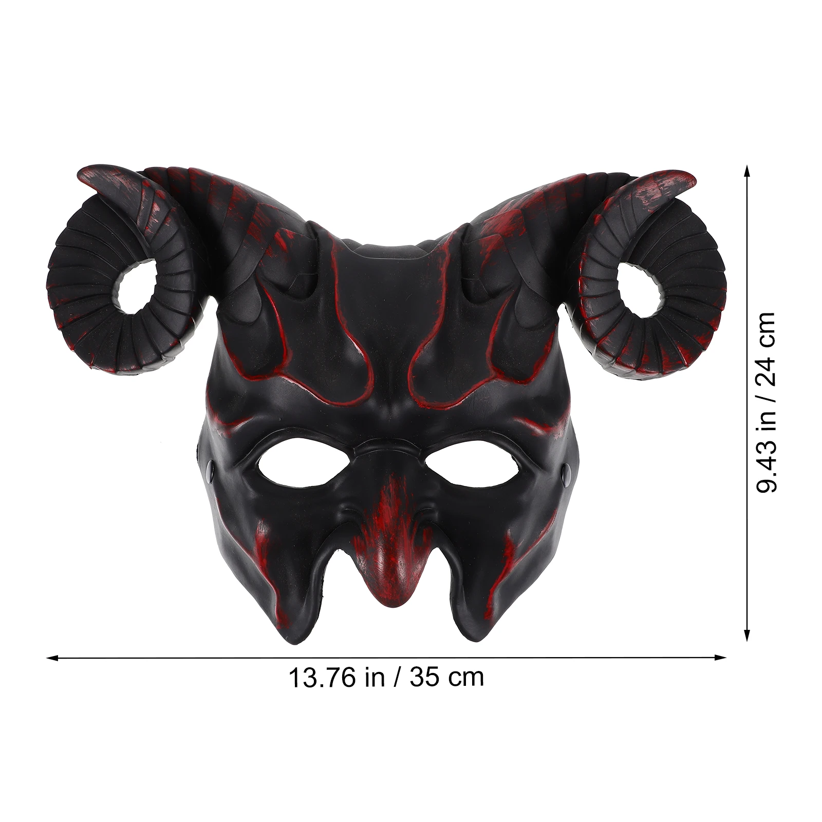 s Horn Masquerade Halloween Party Scary Animal Decorative Mask for Women Men Mask nament Cosplay FestivalWHDDT202103