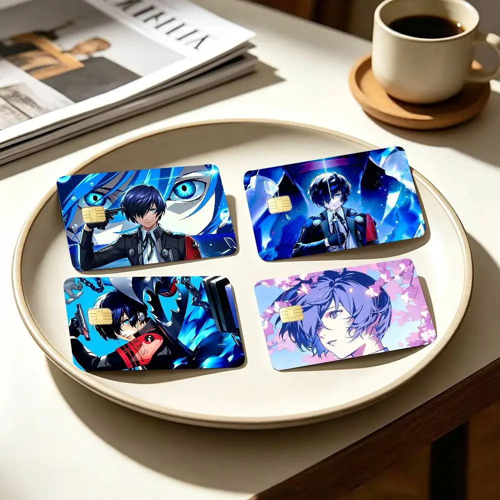 Moonlight M-Makoto Yuki   4pcs 1Set Card Stickers Small Waterproof Chip 4PCS Card Sticker Anti-Scratch