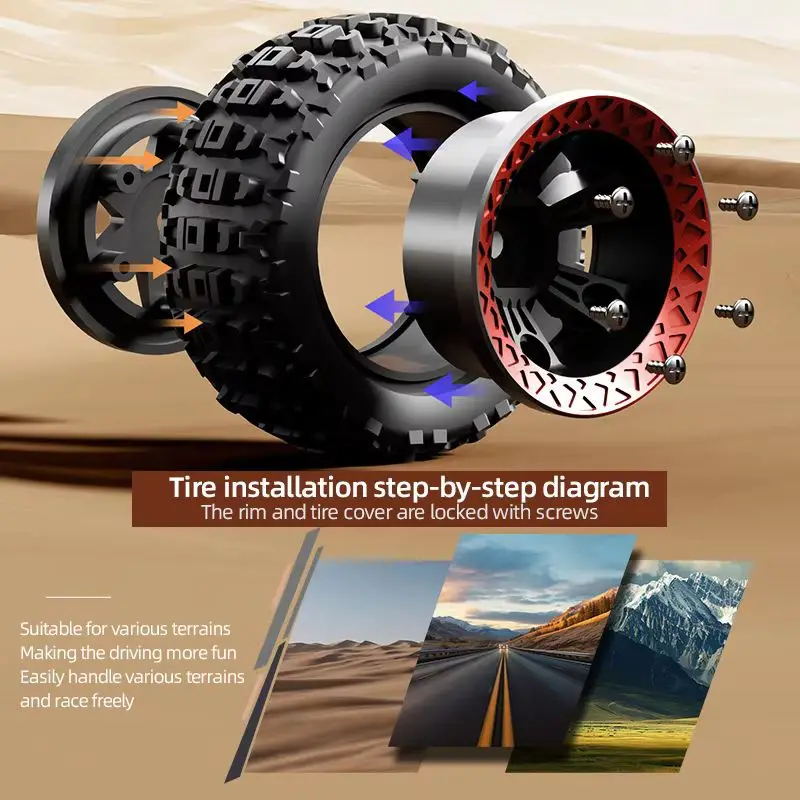 JJRC C8820 فرشاة الكربون مقياس كامل سيارة التحكم عن بعد 4wd شاحنة قصيرة على الطرق الوعرة المهنية سباق عالية السرعة سيارة الكبار Rc اللعب