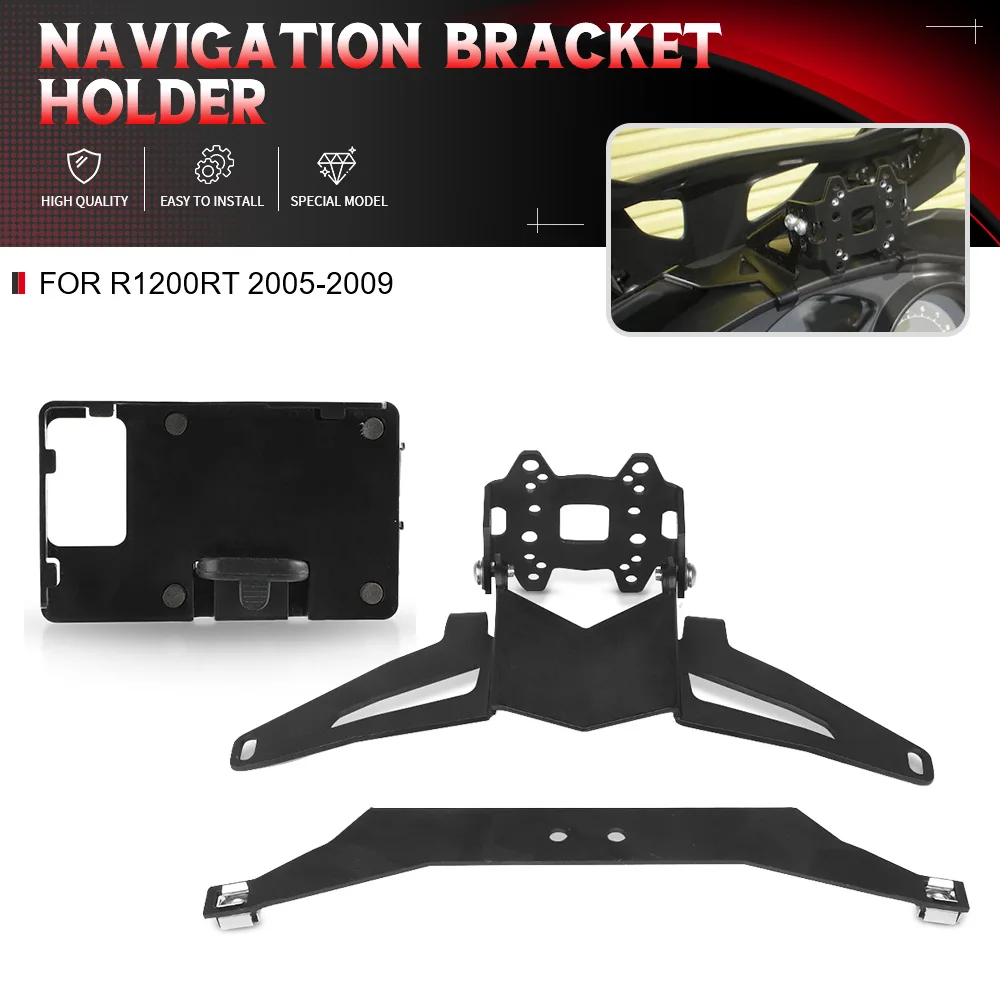 

For BMW R1200RT 2005-2009 R1200 RT 2006 2007 2008 Motorcycle Accessories R1200 RT Navigation Bracket Holder Phone GPRS Holder