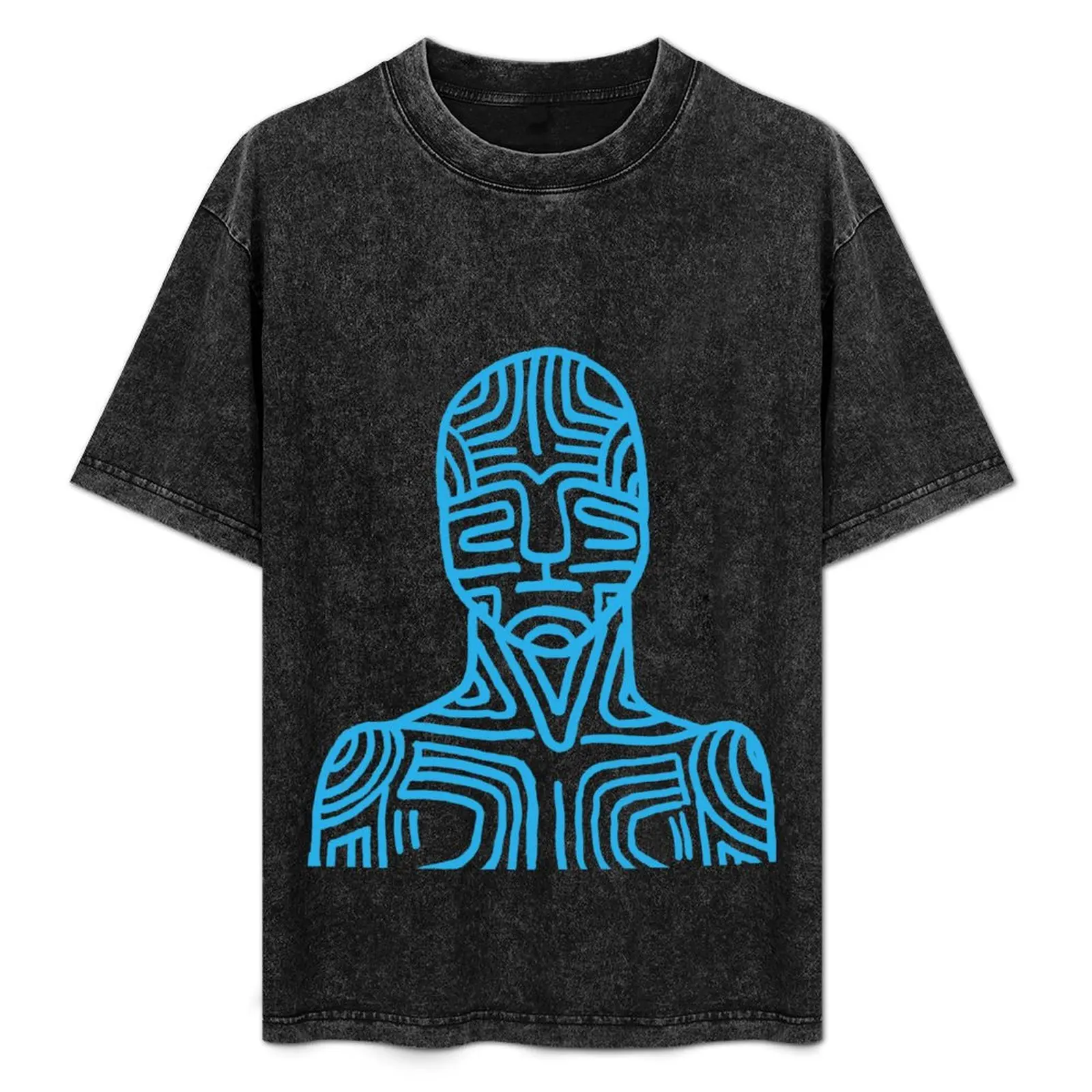 

Neo Tribal portrait T-Shirt animal prinfor boys plus size tops heavyweights Short sleeve tee mens graphic t-shirts funny