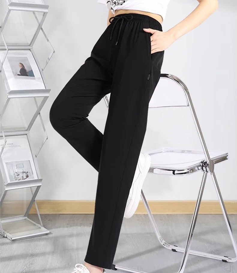 Plus size n-style overalls women's summer thin section new loose broad legs lazy casual casual straight-leg pants