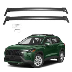 2Pcs for Toyota Corolla Cross 2020-2023 2024 Roof Rail Rack Cross Bars Crossbar