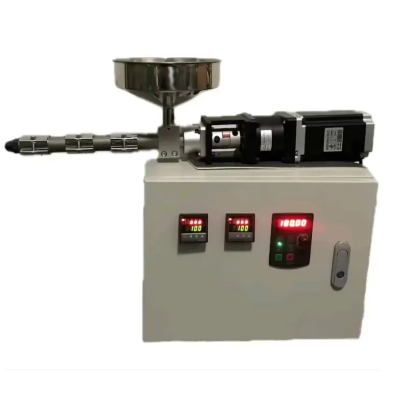Single Screw Mini Lab Plastic Extruder Machine with Motor for PP ABS PA PC PVC 220V 1-Year