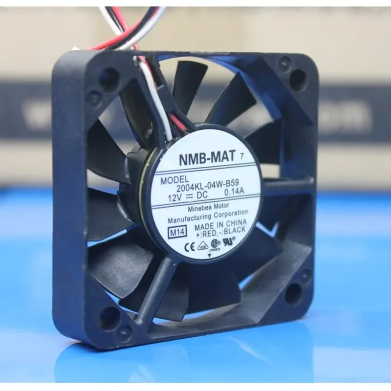 pa New NMB-MAT 2004KL-04W-B59 Two Ball bearing  DC 12V 0.14A 5010 50MM 50*50*10MM Cooling Fan Server fan 3D Printer Cooling Fan