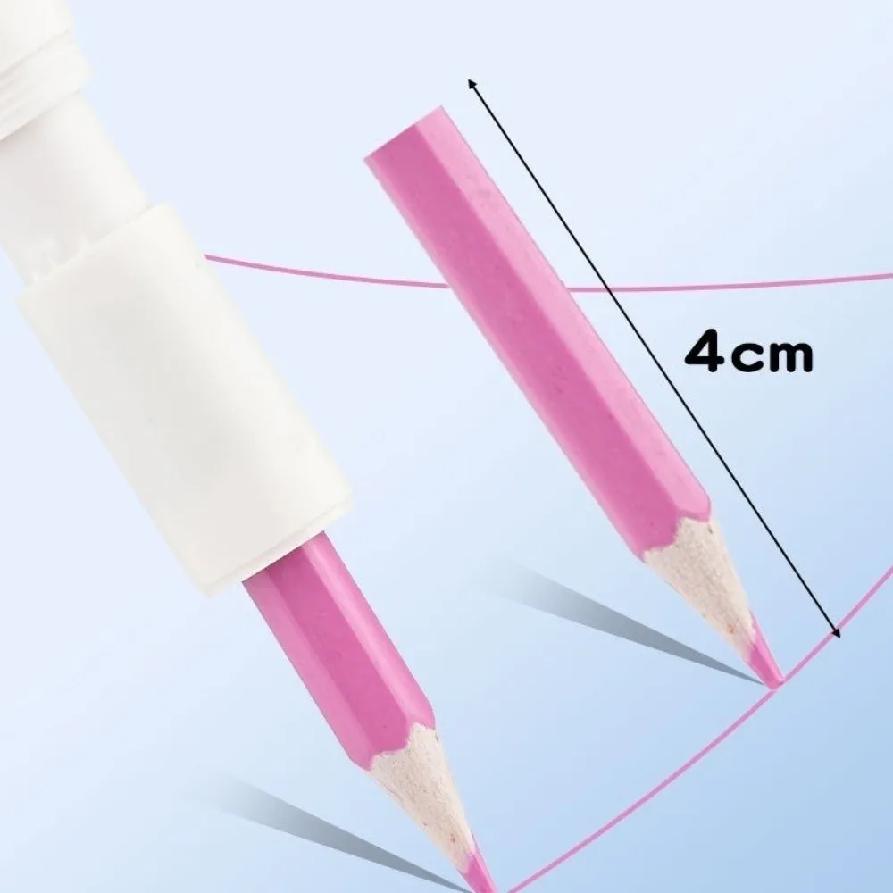 New Ergonomic Grip Trainer with Push Button Reusable Pencil Holders Non-slip Aid Handwriting Practice