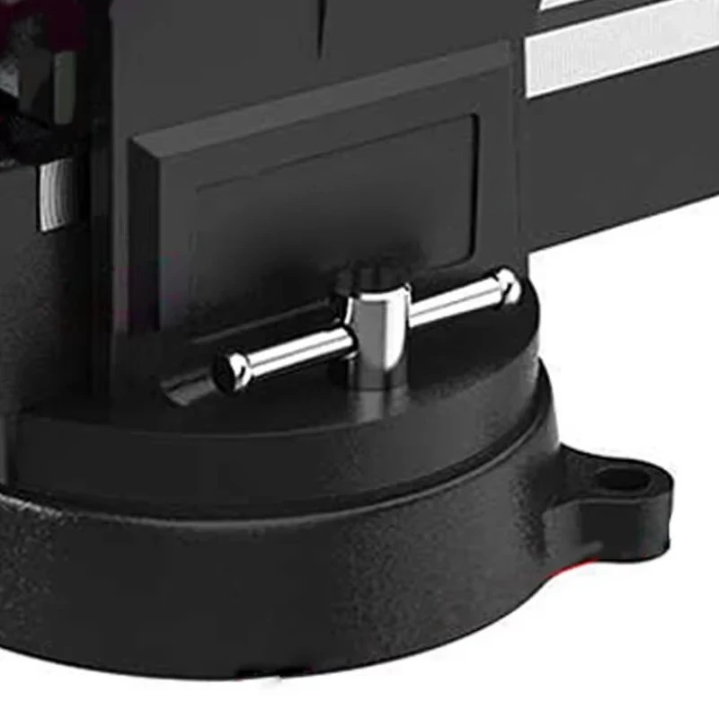 4/5 Inches Bench Vise Multipurpose With 360°Swivel Base & Anvil Heavy Cast Iron for Drilling Conduit Cutting Sanding