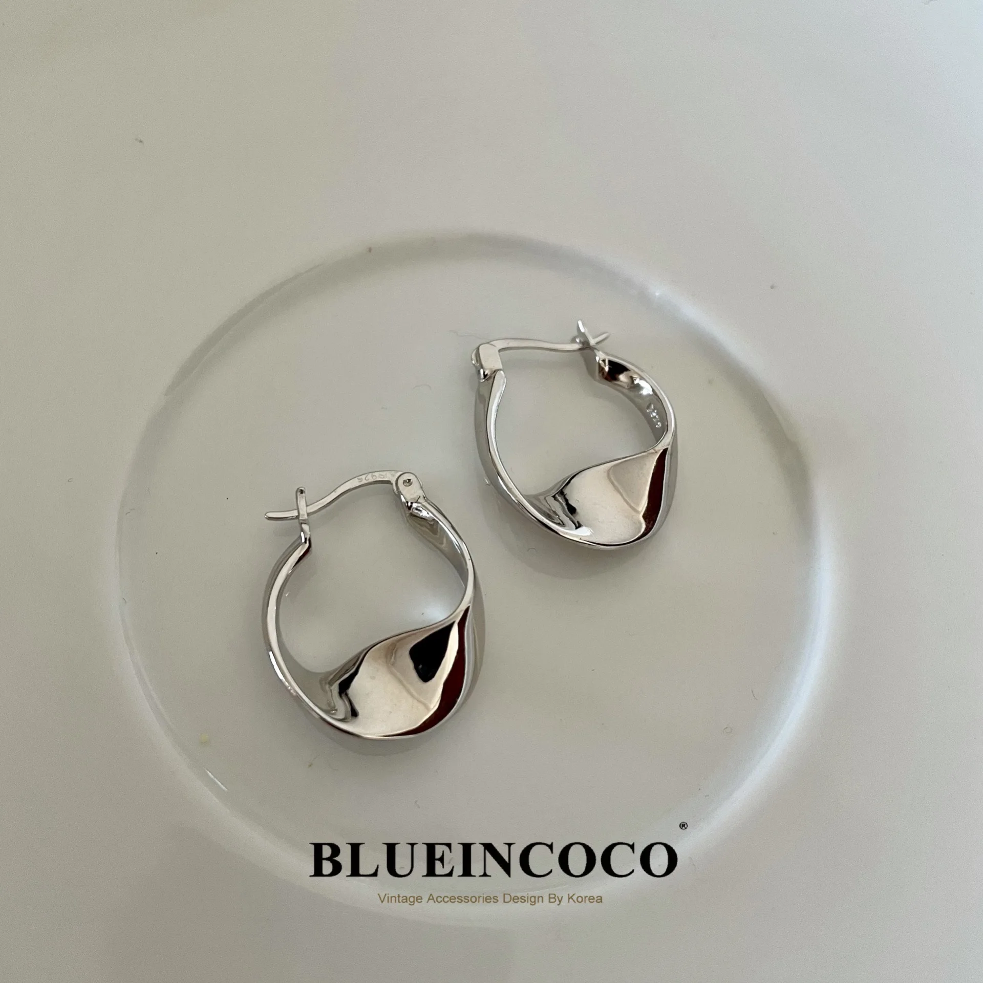 Pendientes de plata de ley 925 para mujer, aretes de forma Irregular, encantadores, personalizados, a la moda, regalo de cumpleaños, joyería fina