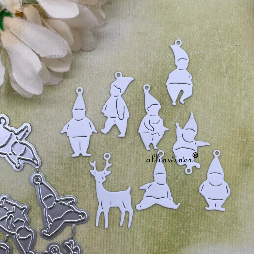 New Pendant Dwarf decoration DIY Craft Metal Cutting Die Scrapbook Embossed Paper Card Album Craft Template Stencil Dies