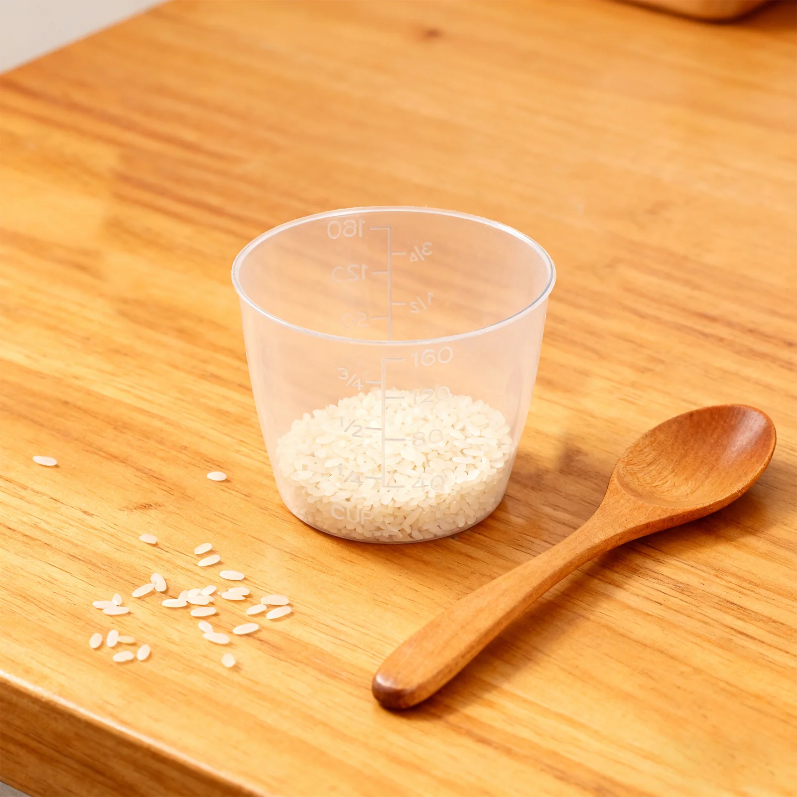 

30Pcs Rice Measuring Cups Transparent Plastic 160Ml Ergonomic Grip Rice Cooker Replacement Accessories Accurate Measurement