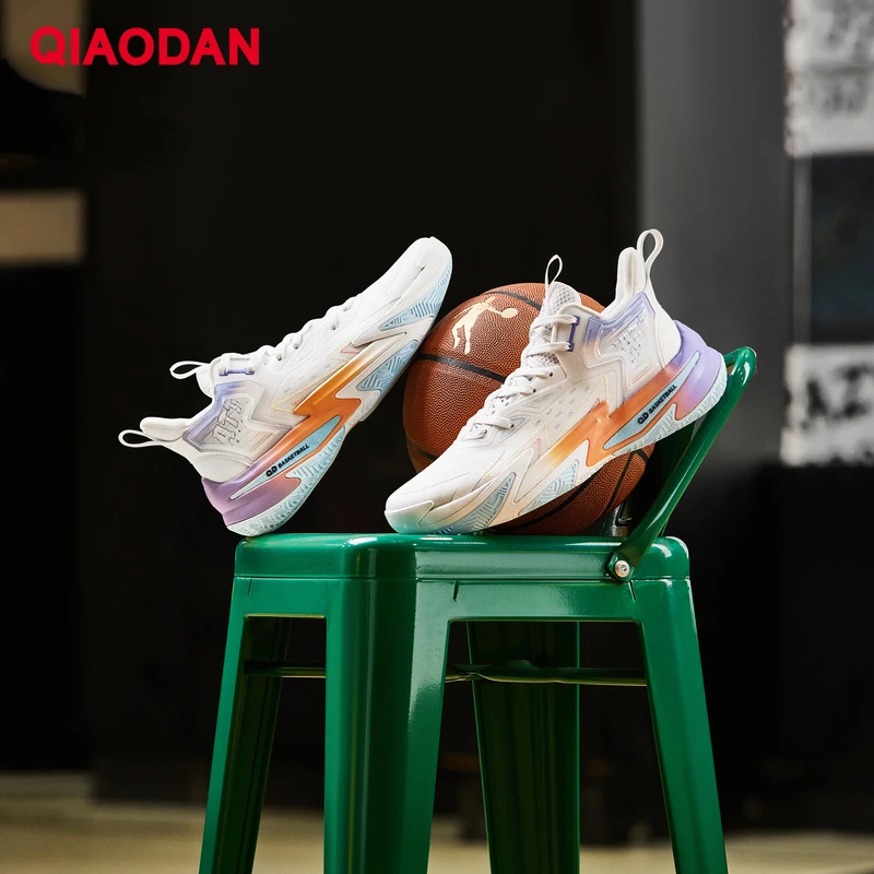 QIAODAN-Chaussures de basket-ball respirantes pour hommes, résistantes, professionnelles, athlétiques, entraîneur de haute qualité, rencontre,