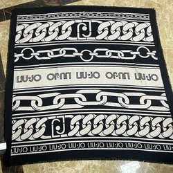 Foreign trade original single Italian wicker autumn and winter new thick letter thick scarf large square scarf dual use