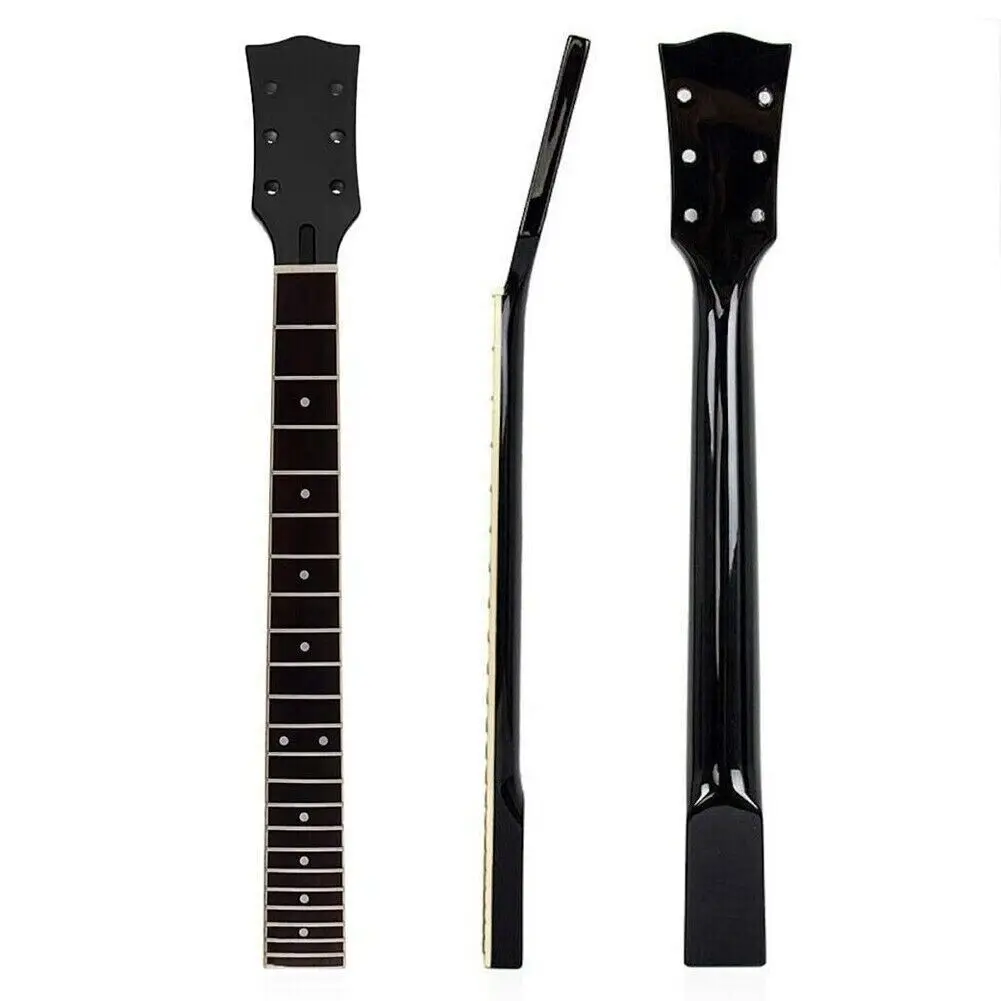 

DIY Electric Guitar Neck Black Rosewood 22 Frets for LP Guitar Neck Replacement