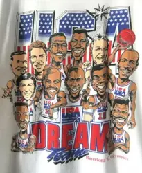 Vintage USA Basketball Dream Team T-Shirt S-5XL