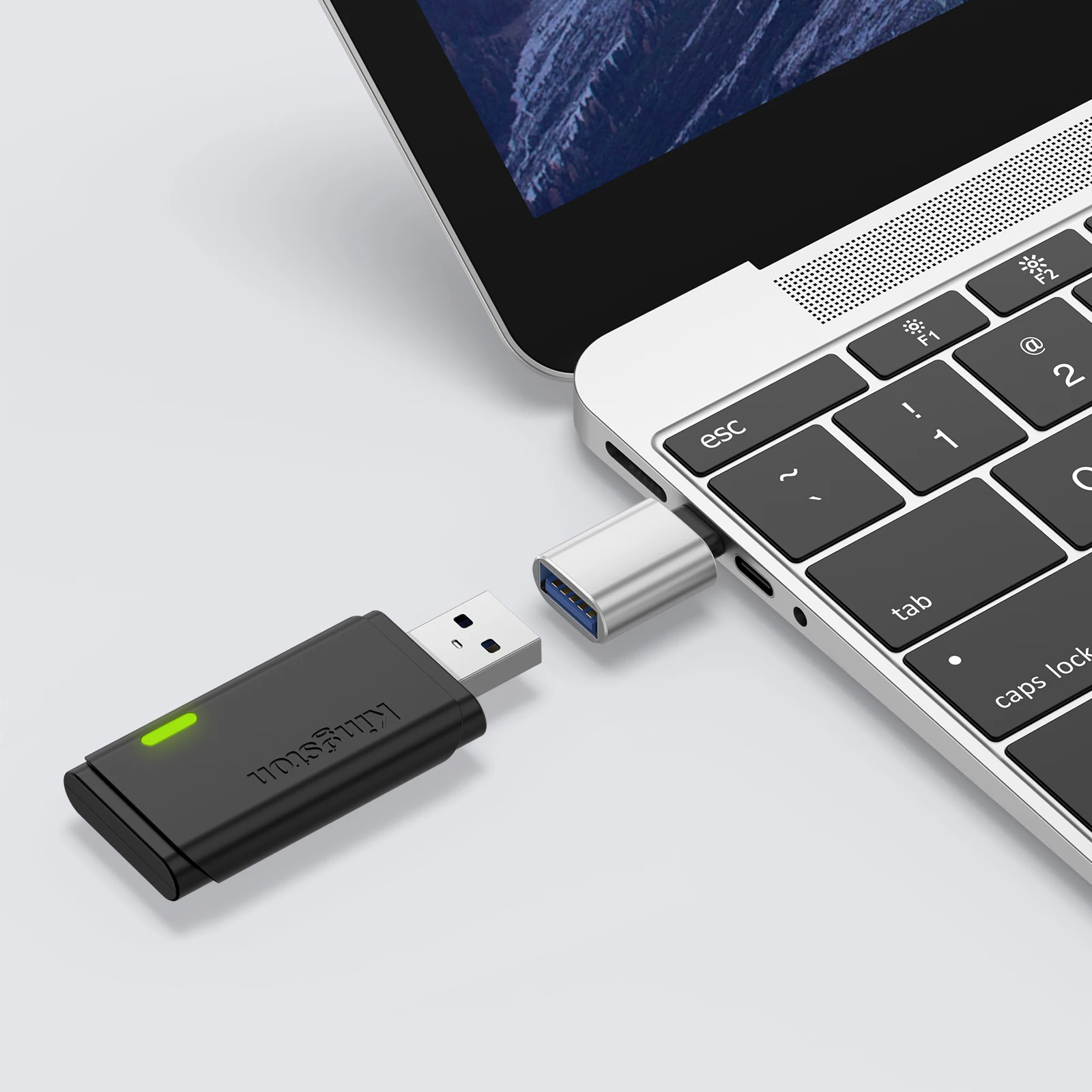 유형 C-USB 어댑터 3.0 USB-C 남성 OTG A 여성 데이터 커넥터(전화 MacBook Pro iPad Mini 6/Pro MacBook Air 유형 C 장치용)