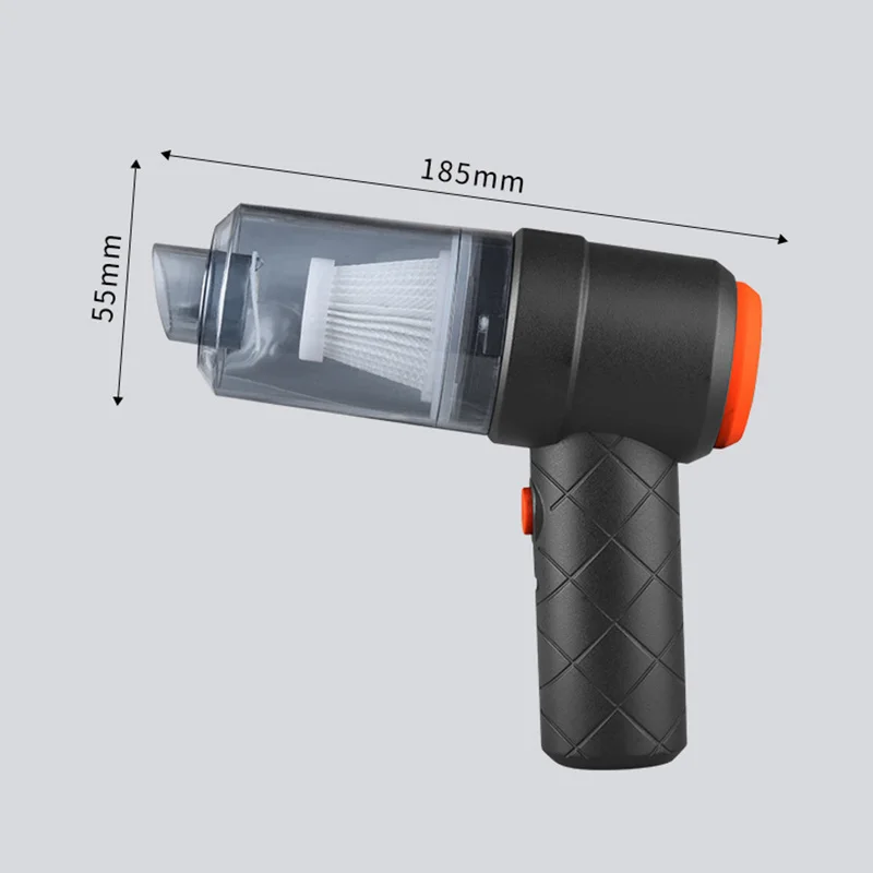 Aspiradora inalámbrica de mano para coche, aspirador de alta potencia, 6000Pa, 120W, para el hogar y la Oficina