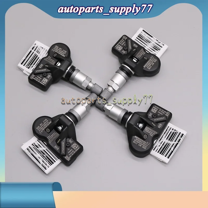 4X Tire Pressure Monitoring Sensor New TPMS 5Q0907275 5Q0907275B For Audi Skoda Bentley Bentayga Porsche Volkswagen Beetle Golf