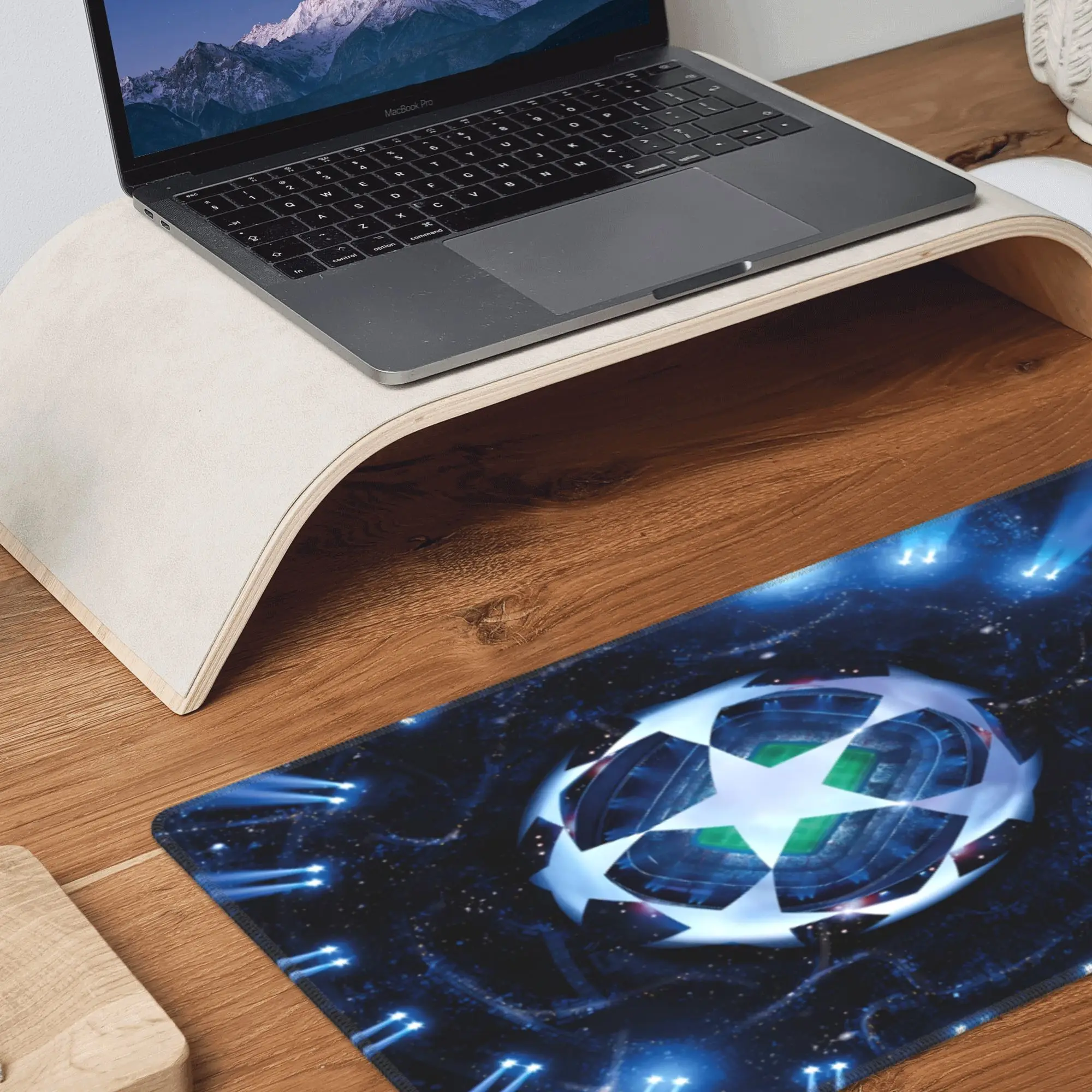 Large Mouse Pad Anime Football Cartoon Desk Pad Pc Gaming Accessories Mausepad Custom Table Mats Non-slip Keyboard Rubber Carpet