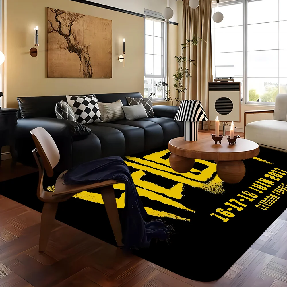 

H-Hellfest Door Mat Washable Non-Slip Living Room Sofa Chairs Area Mat Kitchen Doormat Area Rug