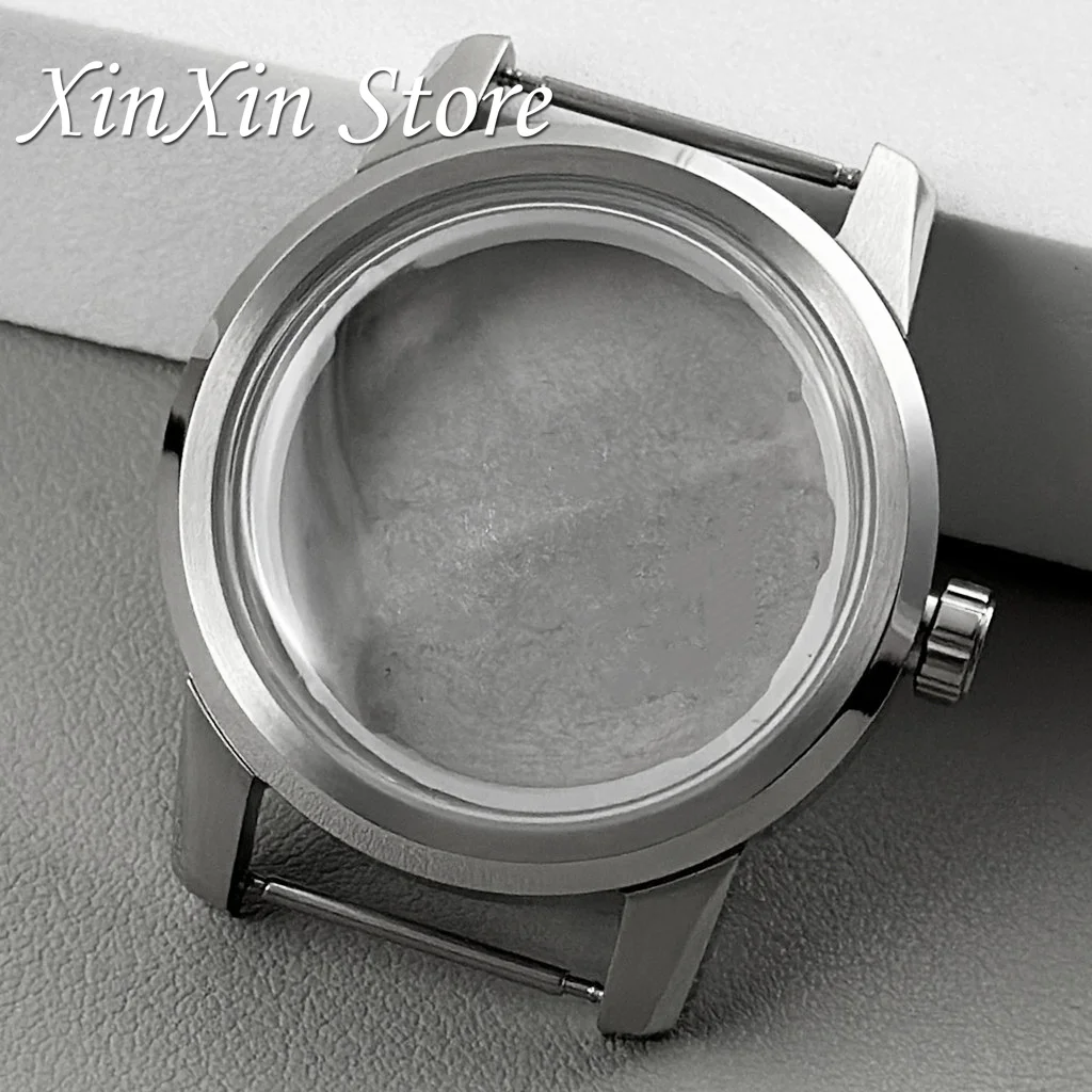 

40 мм из нержавеющей стали 904L арочный стеклянный корпус для часов NH34 NH35 NH36 4R35 механизм механические аксессуары для часов модифицированный DIY