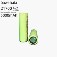 Daweikala Lii-50E 21700 4800 5000mAh Li-Ni Battery 3.7V for High discharge Mod / Kit 3.7V 15A power 5C Rate Discharge and box