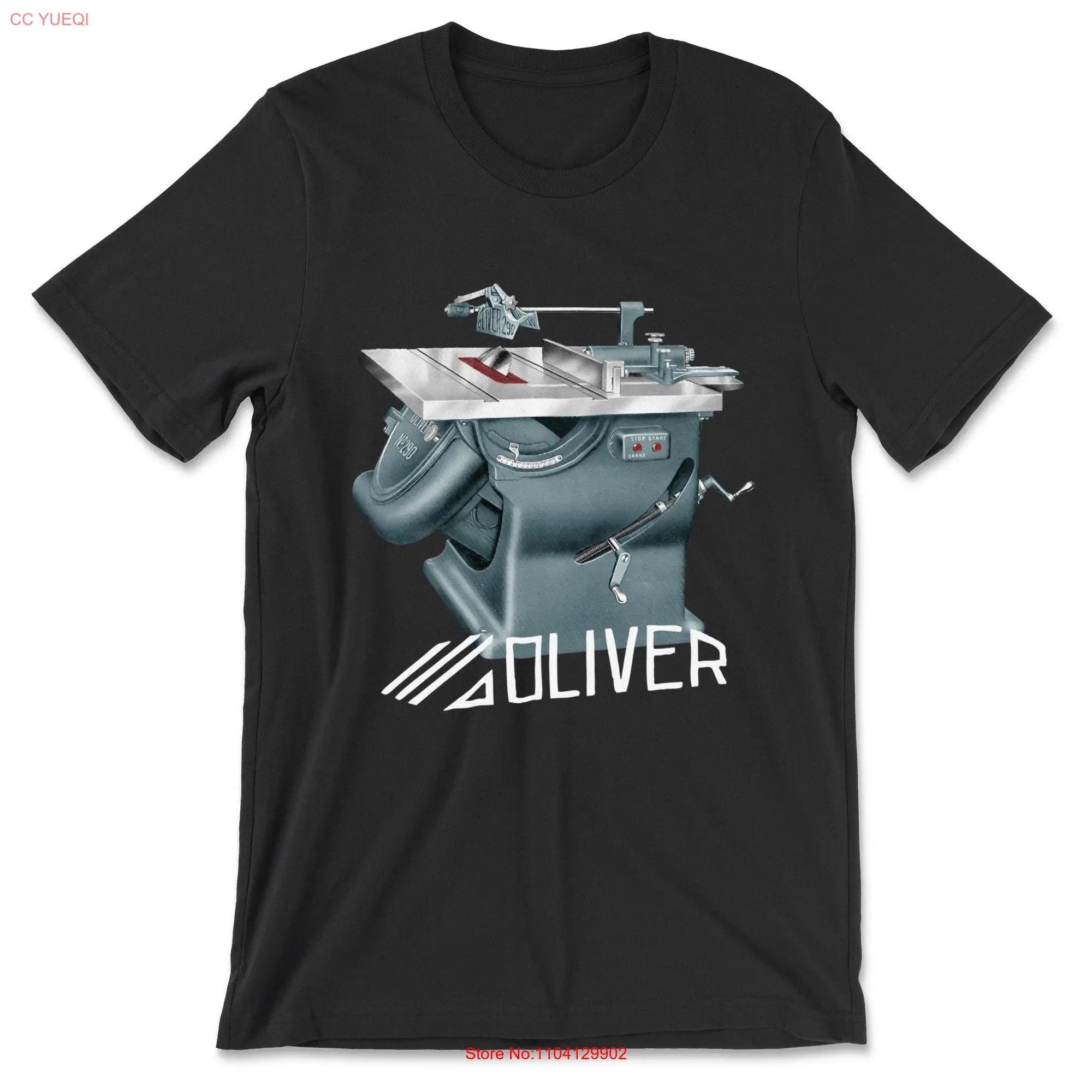 Oliver No 290 Table Saw Teal T Shirt Multiple Colors long or short sleeves