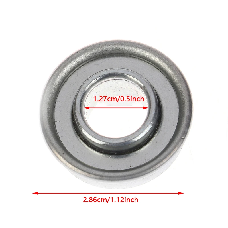 

4Pcs/Set Bearing Flanged Ball Wheel Bearings Applicable For Lawn Mower Inner Dia 12.7mm Outer Dia 28.6mm