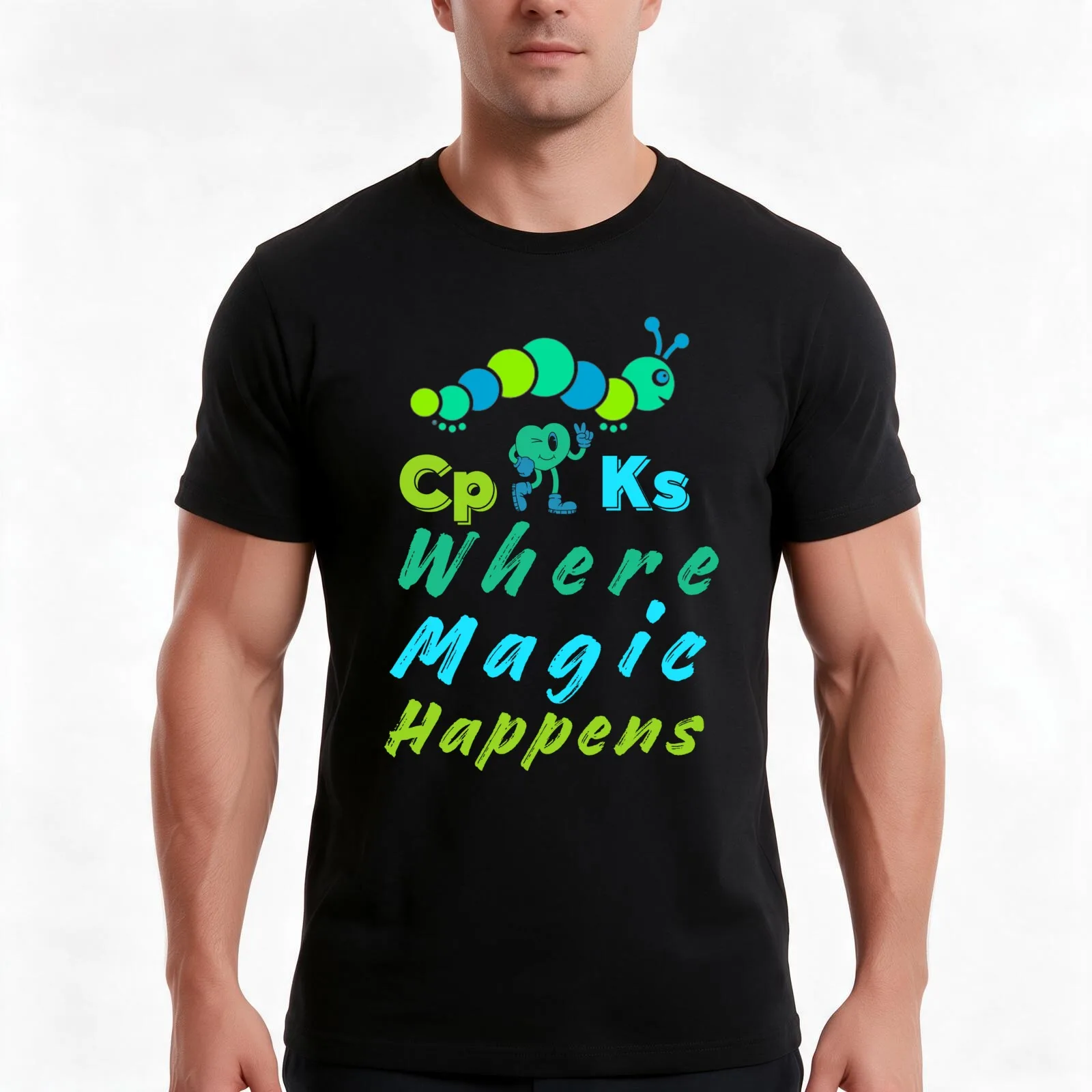 Copy of camp kesem where magic happens T-Shirt Summer Casual Cotton Tee Oversized Streetwear Tops Vintage Graphic Print