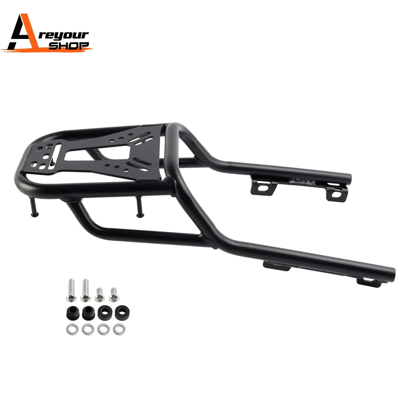 

Черный задний багажник, подходящий для Scrambler 400X Speed 400 2024 2025