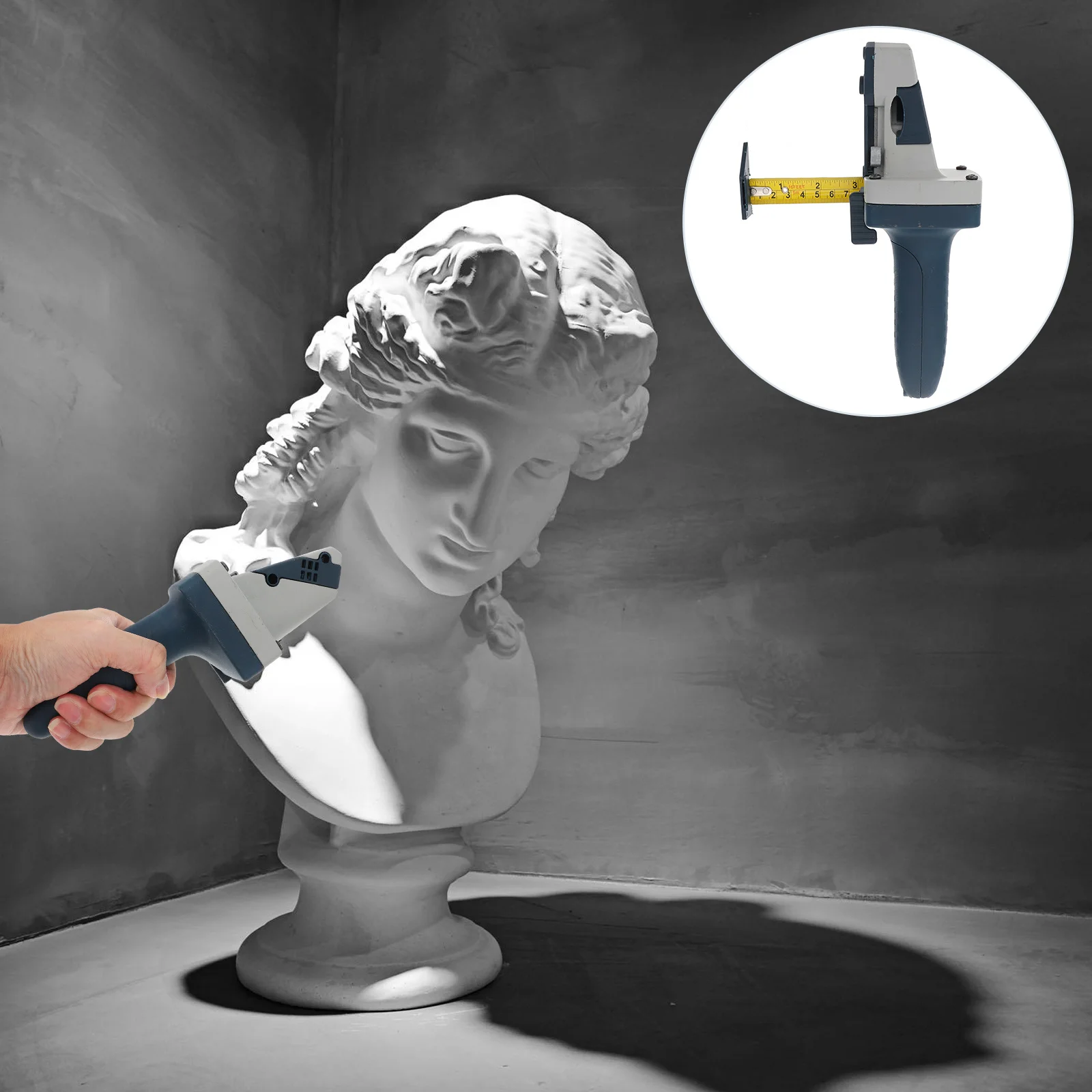 

1Set Gypsum Board Cutting Tool Premium Durable Drywall Cutter Built-in Blade Storage Precise Straight Line Circle Cutting Fast