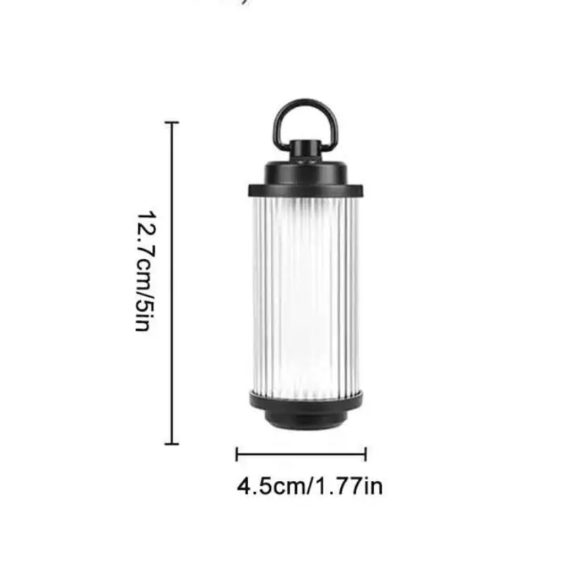 1Pcs Type-C Rechargeable Outdoor Flashlight 2000mAh Mini LED Camping Lanterns Warm White Light Hanging 38 Explore Camp Light