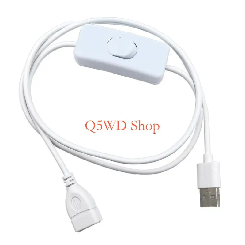 Q5WD Easy Carry 100mm USB Charges Cable with Lockable Switches High Conductivity Plate Metal Wire for Small Appliances