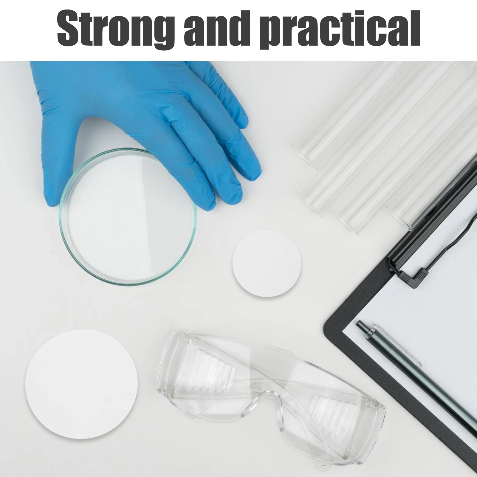 

300 Pcs Qualitative Filter Paper Industrial Chemical Oil Testing Lab Analysis Funnel for Flow