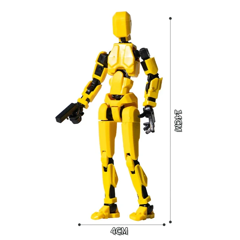 13 Jointed Movable Action Figures Shapeshift Robot 3D Printed Mannequin Character Assemble Toys Parent-children Game Kids Gifts