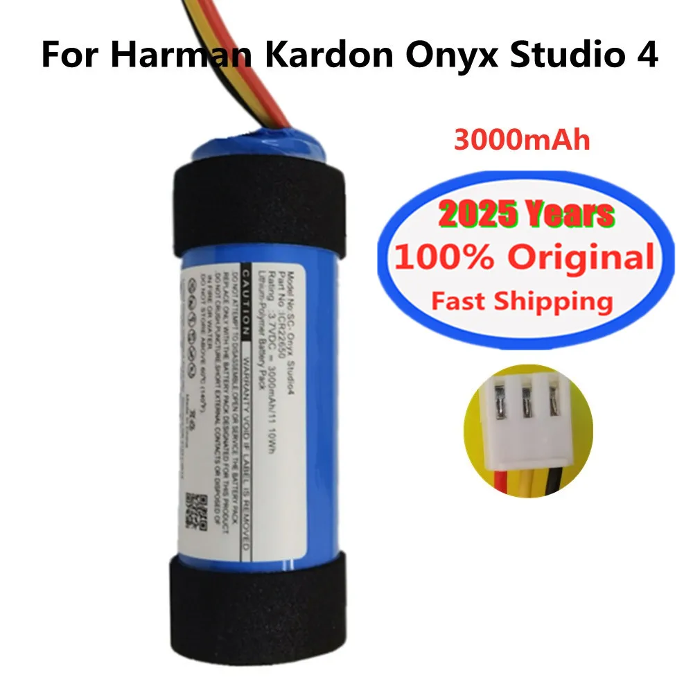 2025 Years 100% Original Battery ICR22650 For HARMAN KARDON Onyx Studio 4 Onyx Studio4 Player Speaker Battery Batteries Bateria