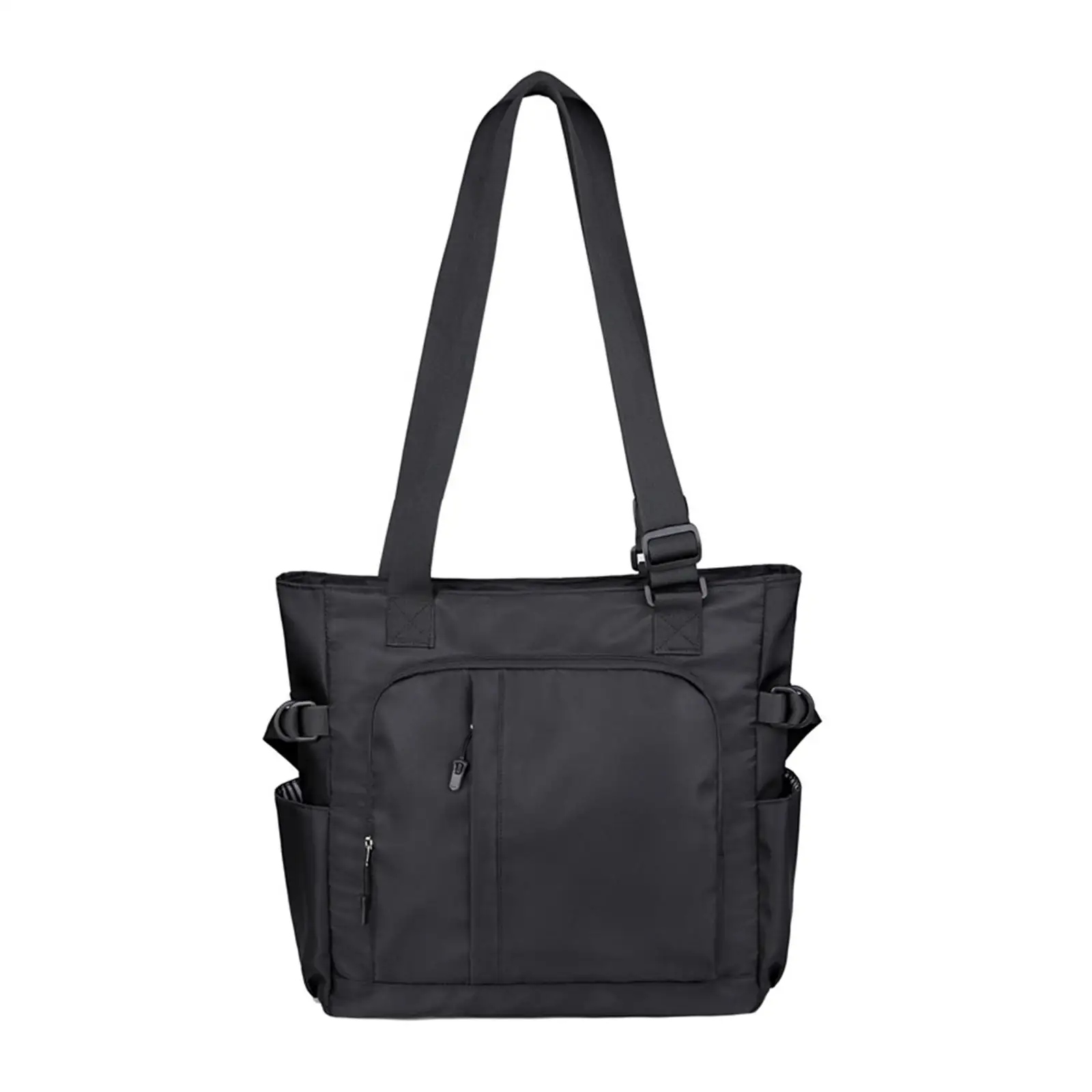 Tote Bag Sturdy Lightweight Back Zip Pocket Business Briefcase Top Handle Bag for Travel Computer Laptop Commuter Work Men Women
