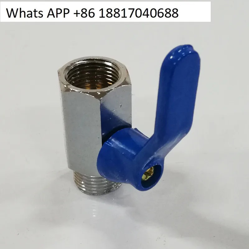 أجزاء آلة البلاستيك الهايتي 2019 صمام كروي للسلك الداخلي والخارجي 3/8 صمام تصريف المياه لفاصل مياه التبريد