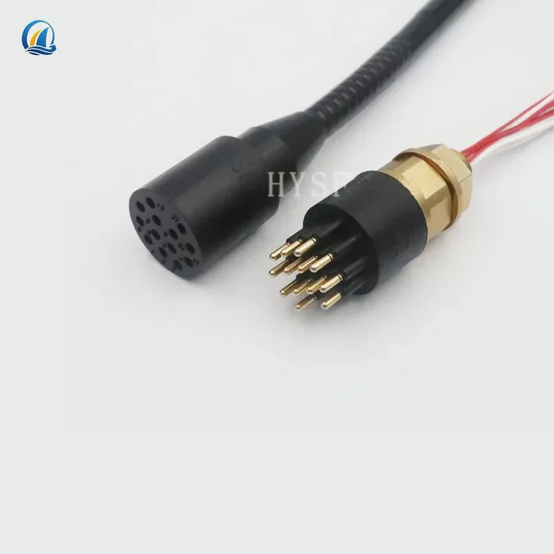 Ethernet (Gigabit Network) MCBH13M Mini Circular 13 Pin Male/Female Inline Underwater Electrical Connector