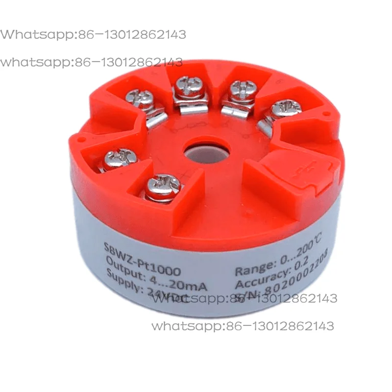 2025 Measurement and control pt1000 platinum thermal resistance sensor temperature transmitter 4-20ma/0-5/10 v conversion module