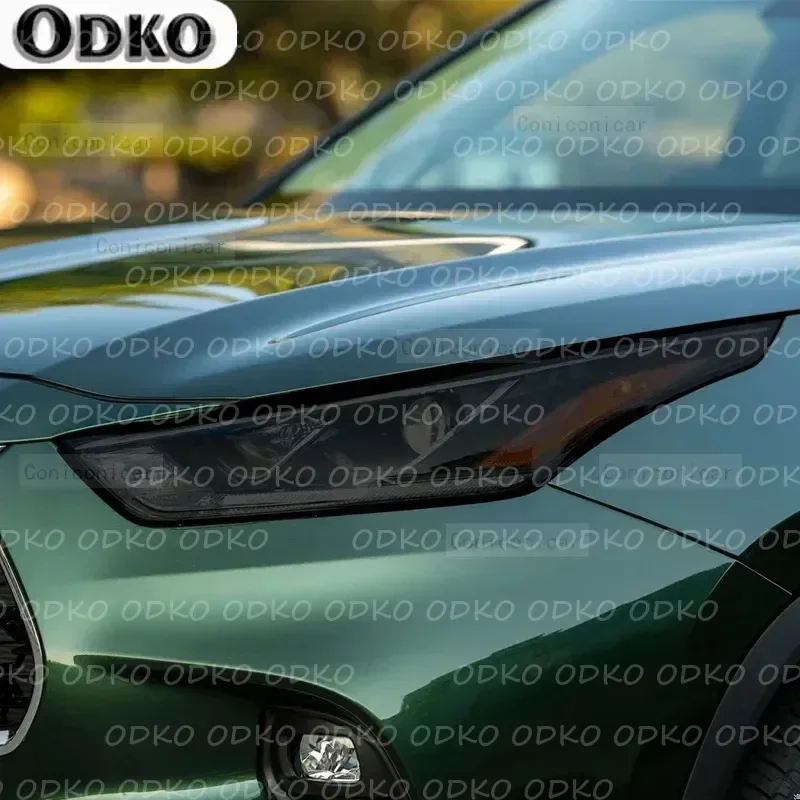 

For Toyota Highlander 2022 Car Exterior Headlight Anti-scratch TPU Protective Film Repair Cover Accessories Refit Sticker