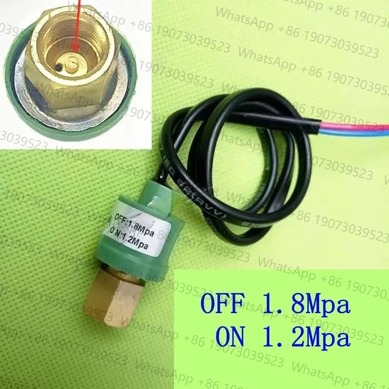OFF 1.8Mpa  ON 1.2Mpa Air Conditioner Refrigeration parts 2 Terminals/Wire Pressure Control Switch Protector switch parts