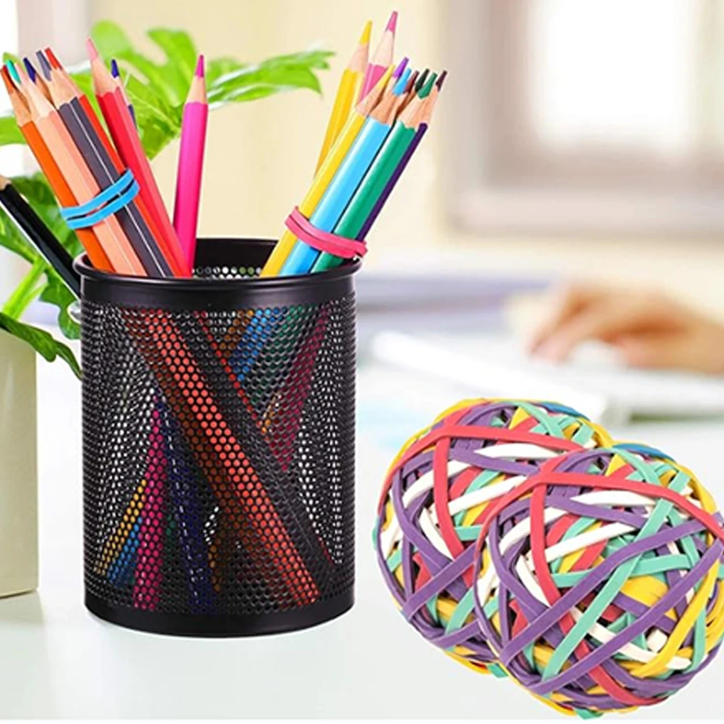 New Elasticity Elegance Rubber Bands Ball Versatile For Classroom Organization Durable And Sturdy Coloured Elastic Bands