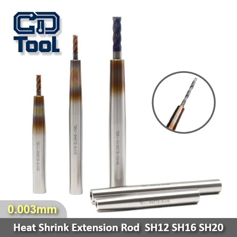 

Термоусадочный удлинительный стержень для горячей установки, спеченный, с прямым хвостовиком, для глубоких отверстий, 12/16/20/25 мм
