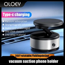 X10 New vacuum phone holder Suction Cup Folding Car Phone Stand Navigation Stand Suitable for iPhone 12/13/14/15 Series Models