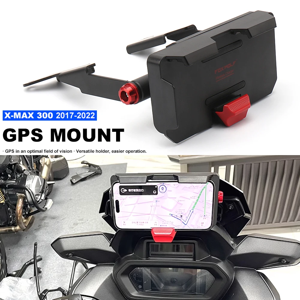 For Yamaha XMAX 300 X-MAX 300 X-Max300 XMAX300 2017 2019 2020 2021 2022 New Motorcycle Accessories GPS Mount Navigation Bracket