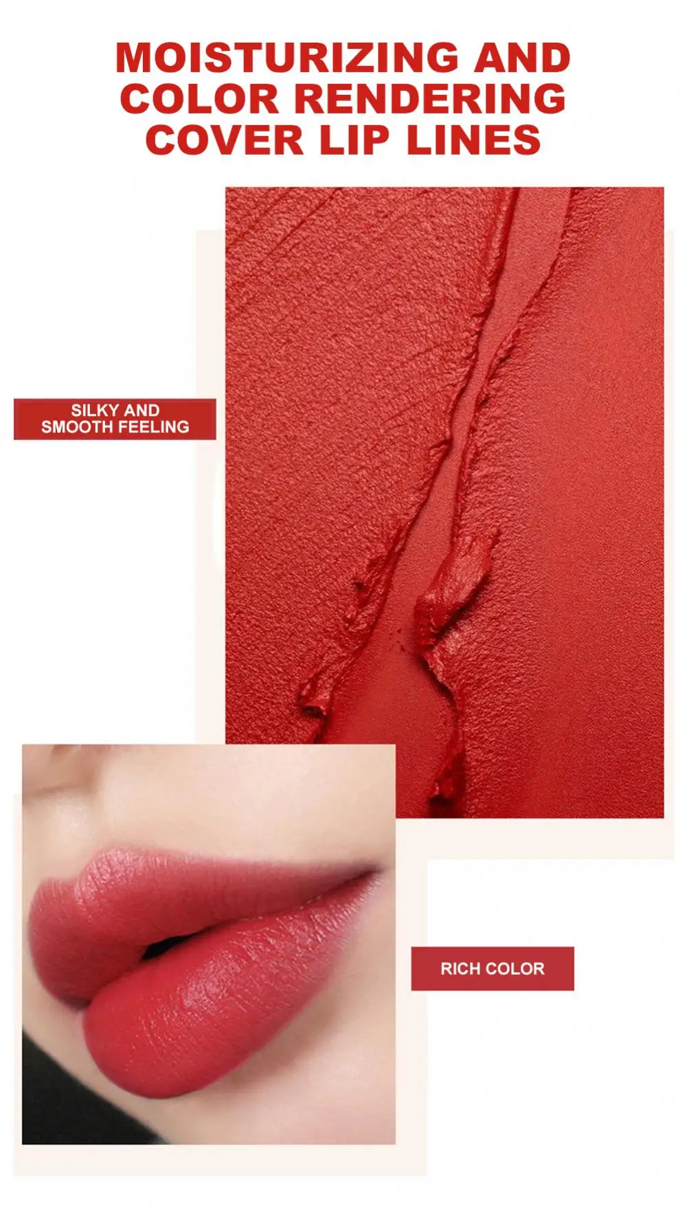 マットベルベットビーガンリップスティック、保湿、焦げ付き防止、防水、長持ち、コンパクト、ポータブル、オールラウンド、美容、1個、3個、5個