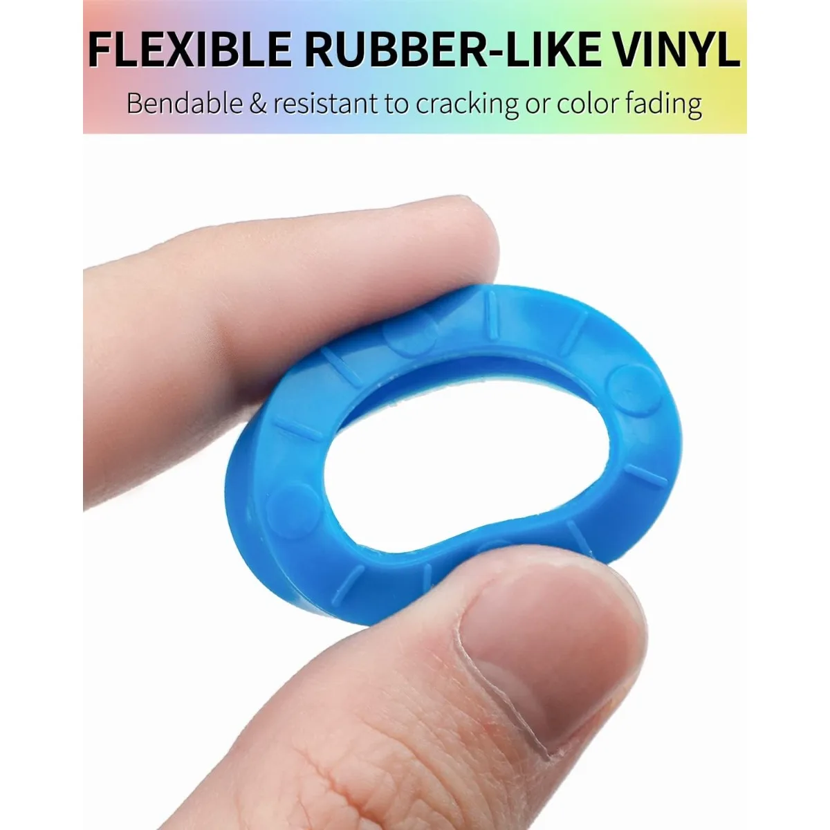 21pcs Round Key Caps Covers Set-  Plastic Identifier Label Tags for Standard Round Flat House and Larger Square Rhombus Keys