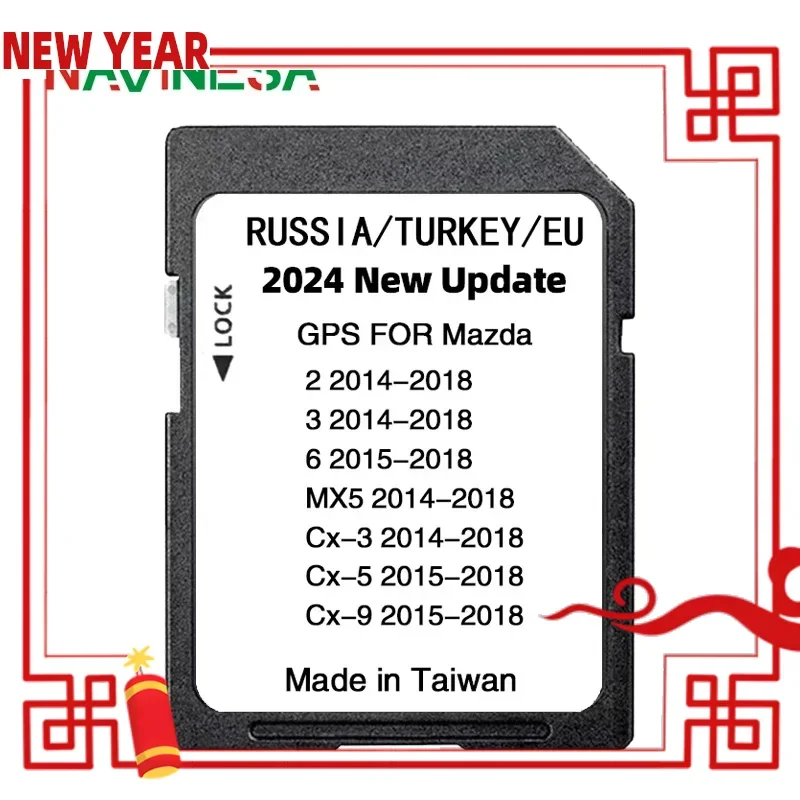 

2024 Newest Version 16GB Map SD Navigation for Mazda CX-3 from 2014-2018 EU Sat Naving GPS Card Fast Delivery